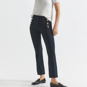 NWT Derek Lamb 10 Crosby Robertson Flare Crop Trouser